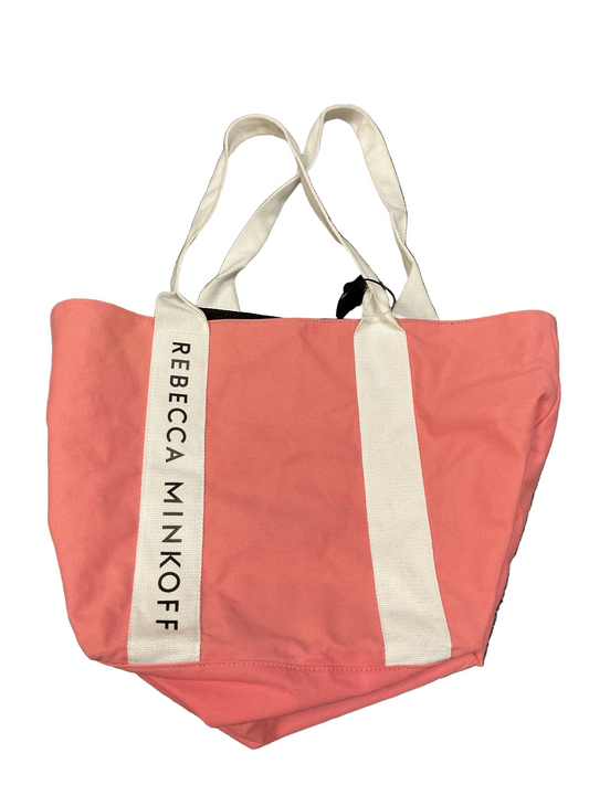 Tote Designer By Rebecca Minkoff In Pink, Size:Medium