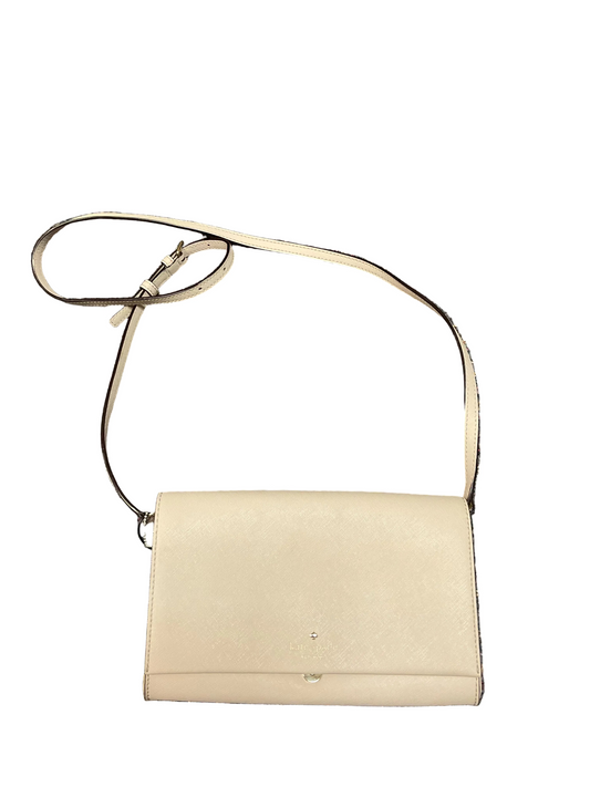 Handbag Designer By Kate Spade In Cream, Size:Small