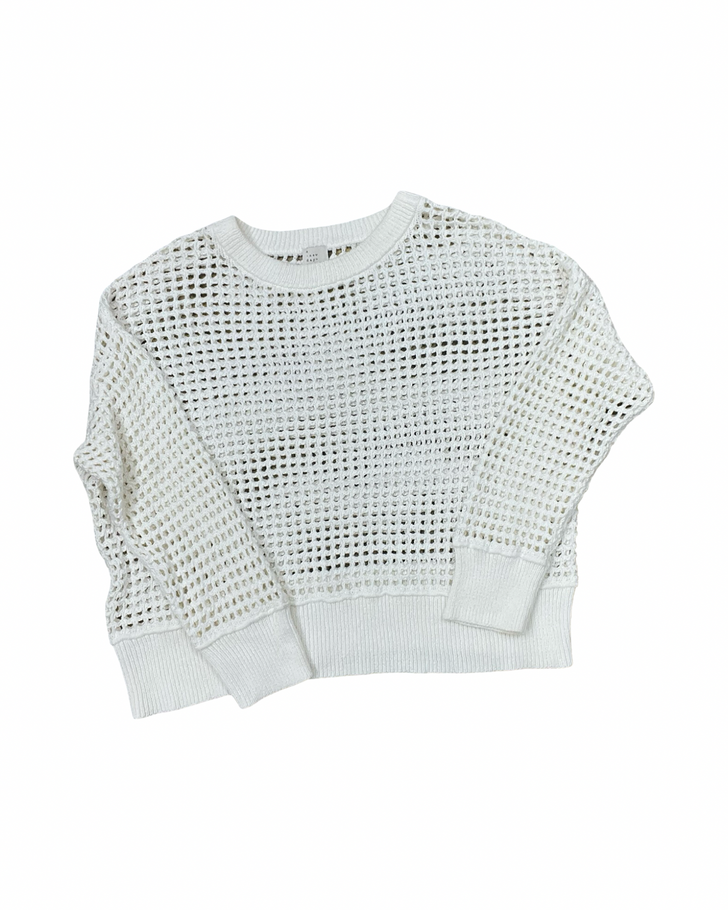 Sweater By A New Day In White, Size:1X