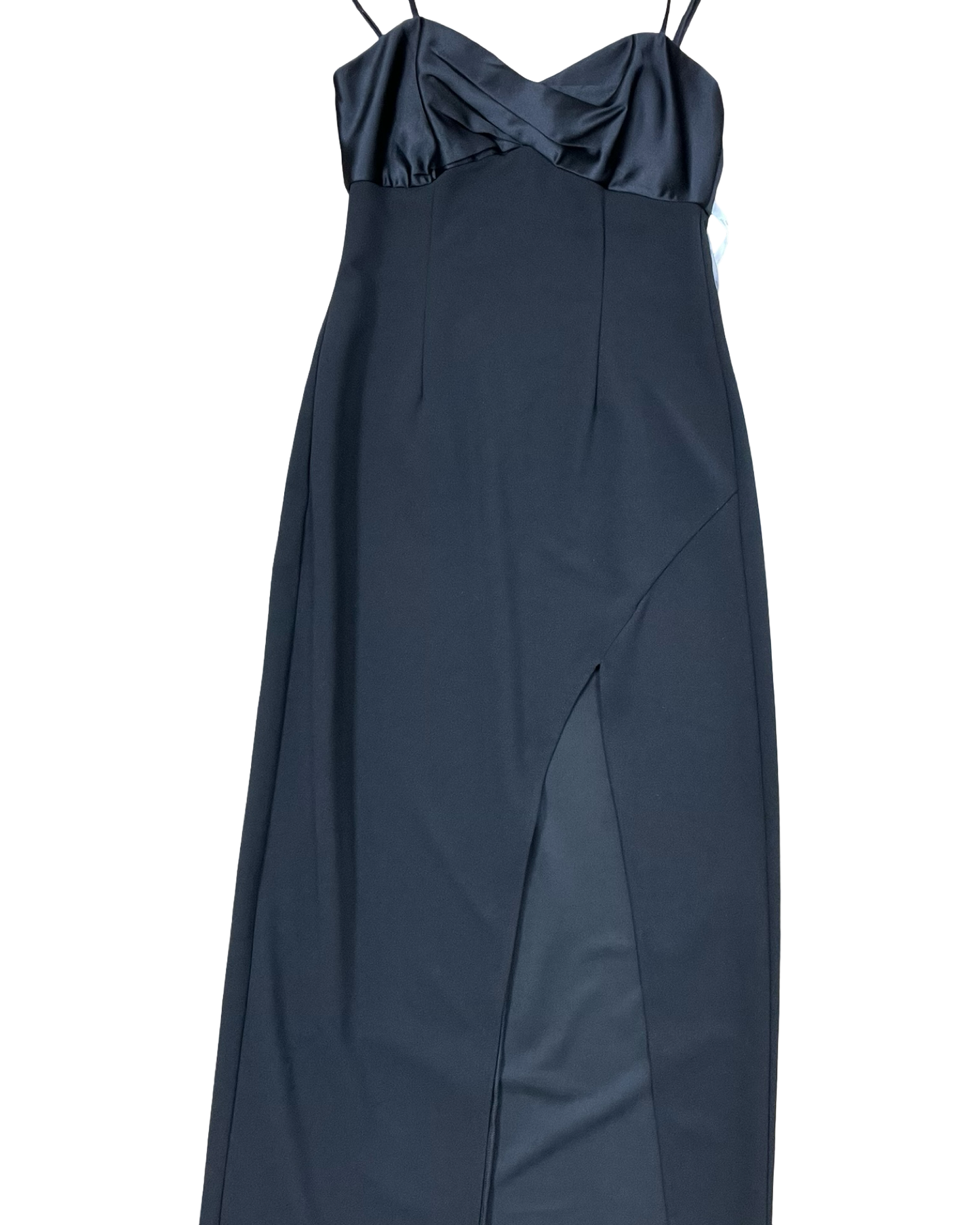Dress Casual Midi By George In Black, Size:M