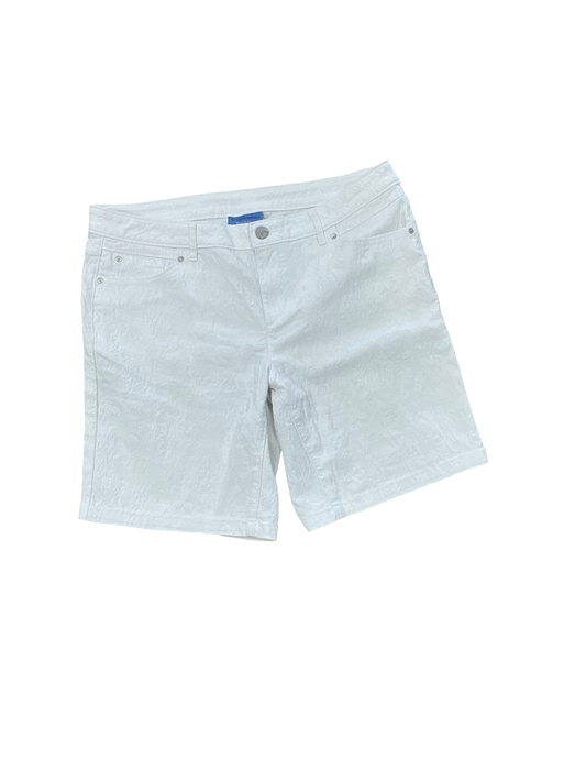 Shorts By Simply Vera In White, Size:8