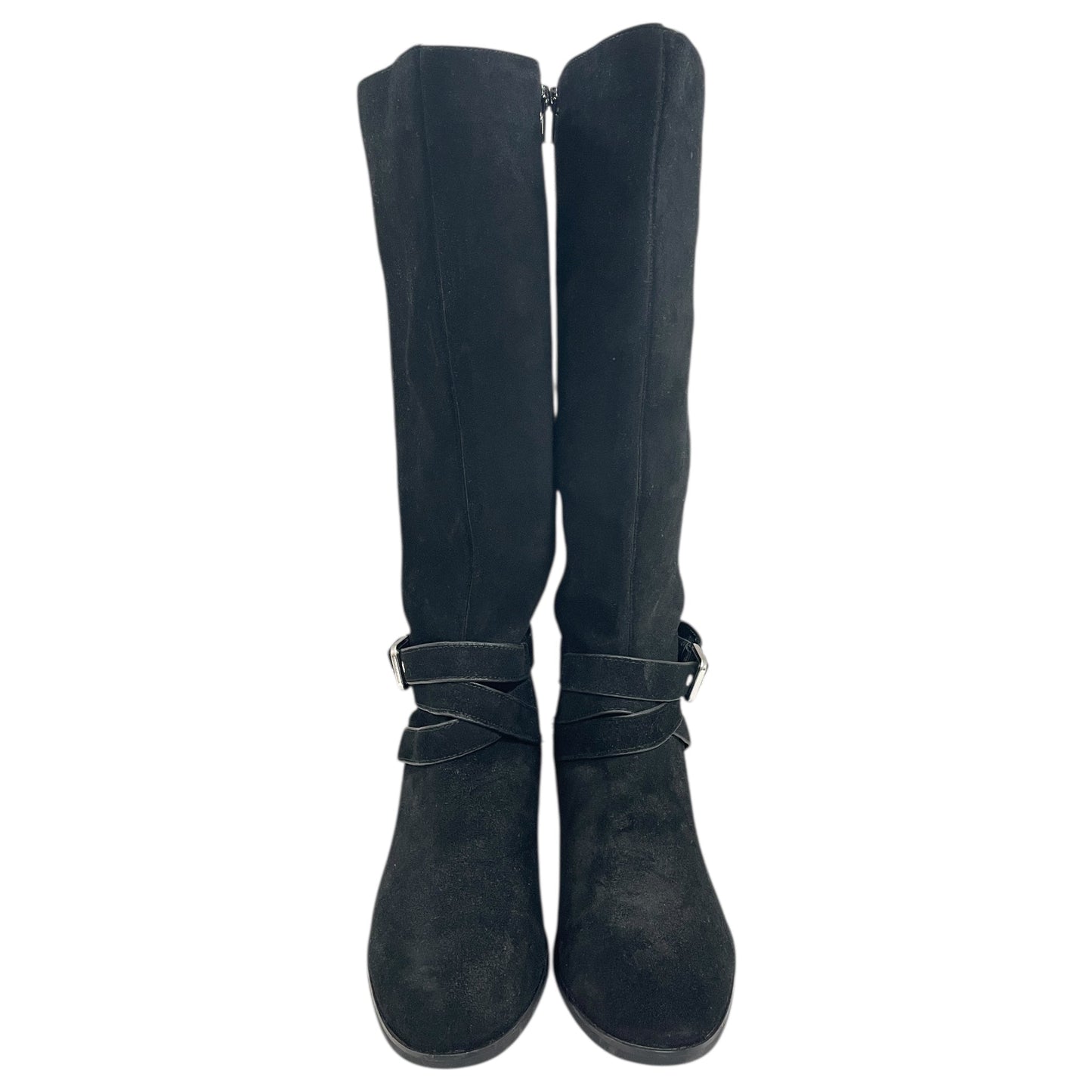 Boots Mid-Calf Flats By Kensie In Black, Size:8.5