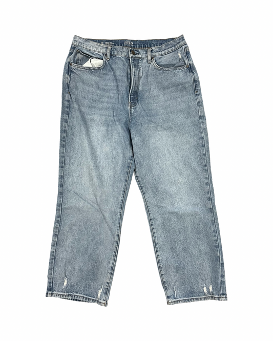 Jeans Straight By Ana In Blue Denim, Size:16