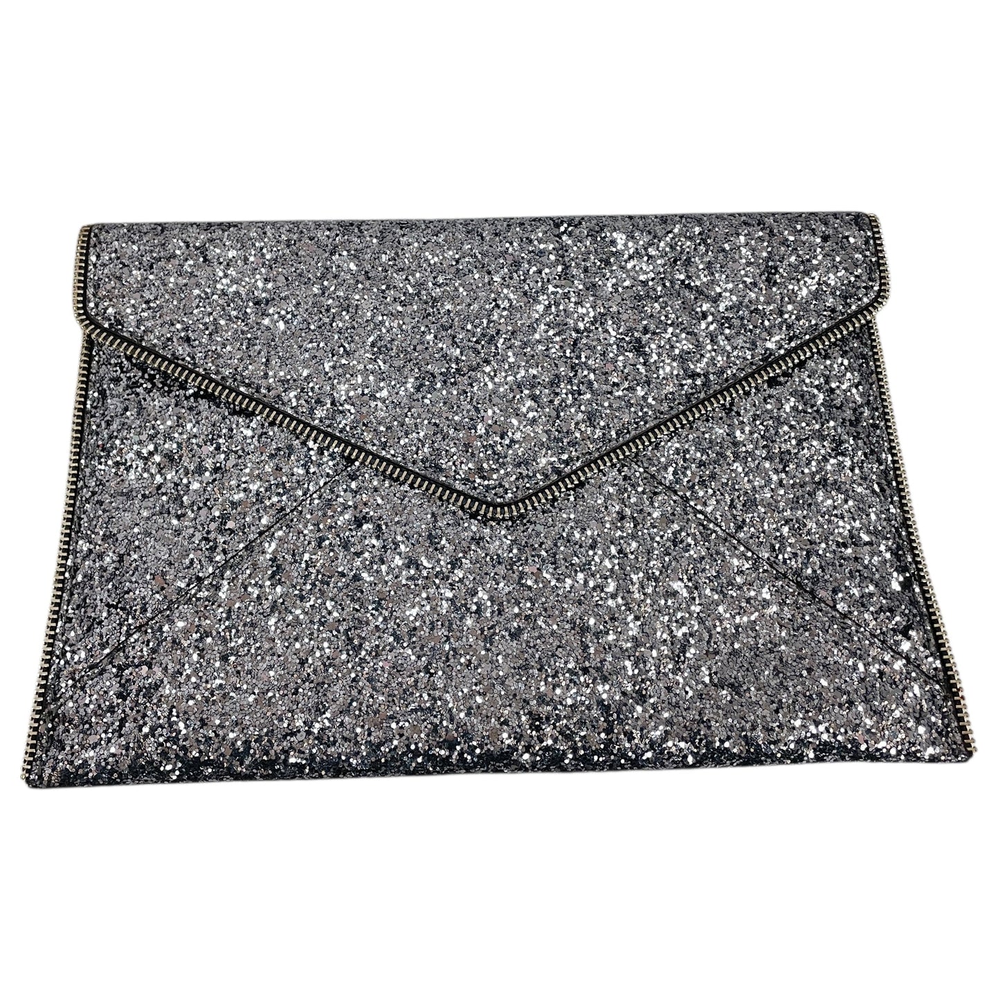 Wristlet Designer By Rebecca Minkoff In Silver, Size:Medium