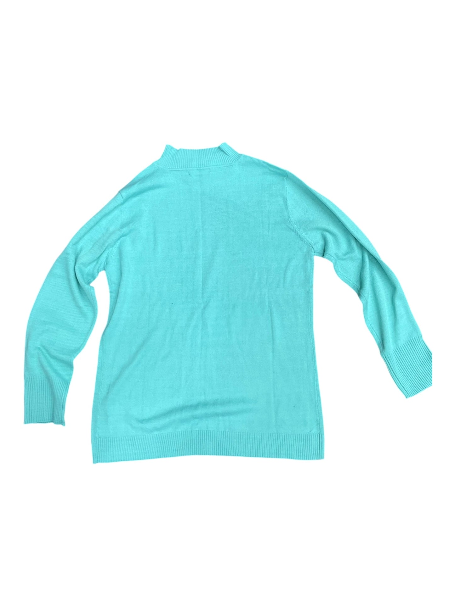 Sweater By New York And Co In Aqua, Size:Xl