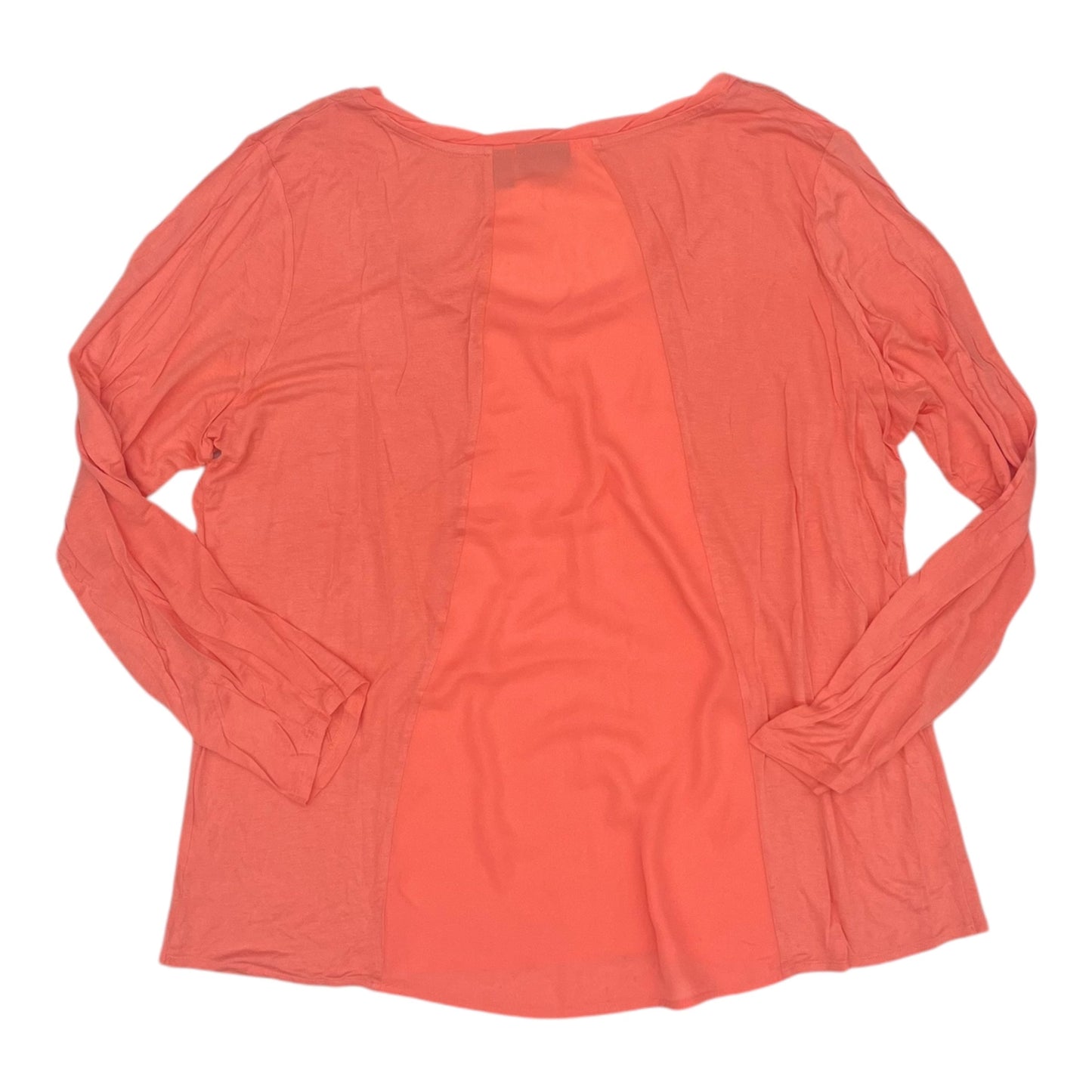 Blouse Ls By Ana In Coral, Size:Xl