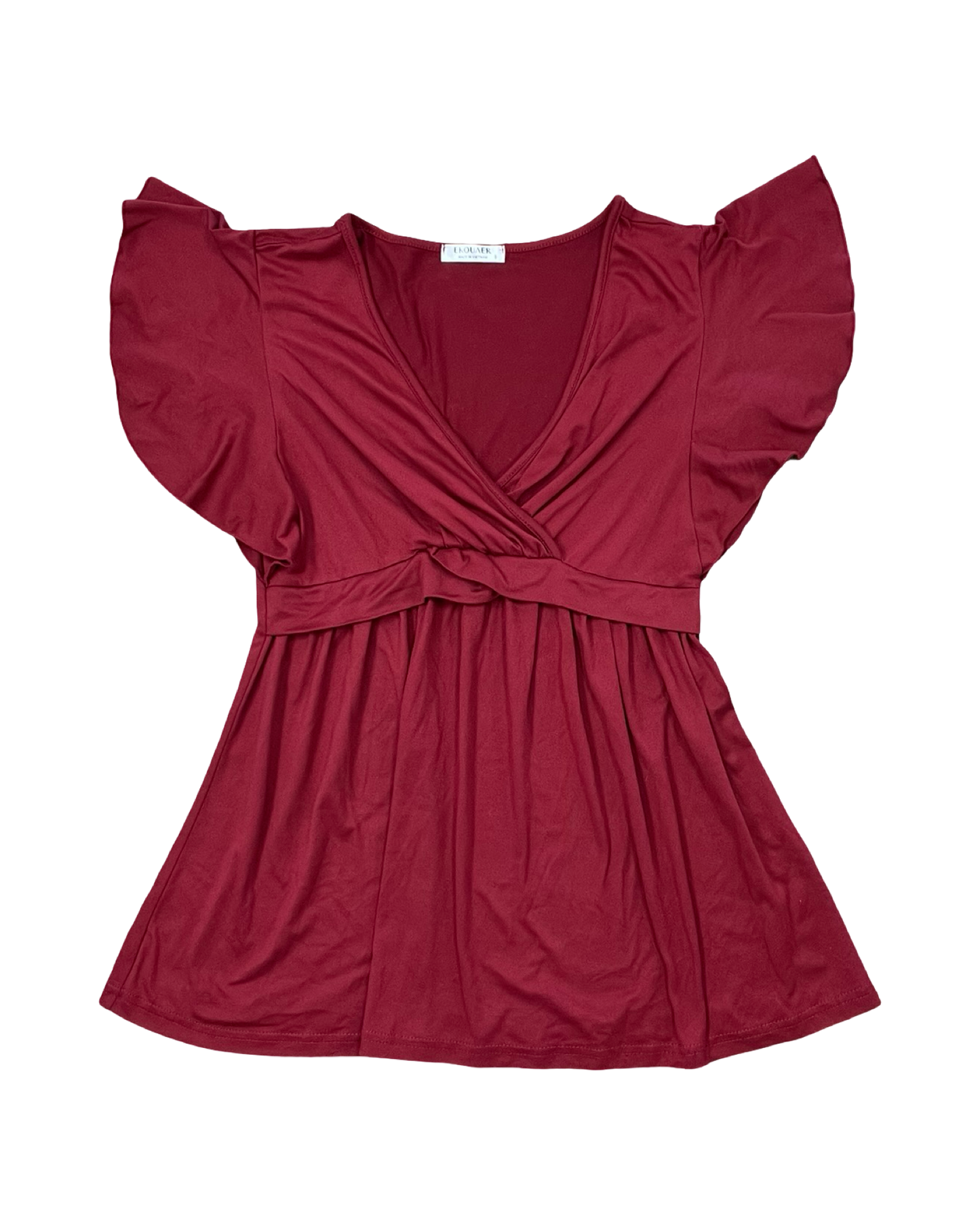 Top Ss By Ekouaer In Red, Size:S
