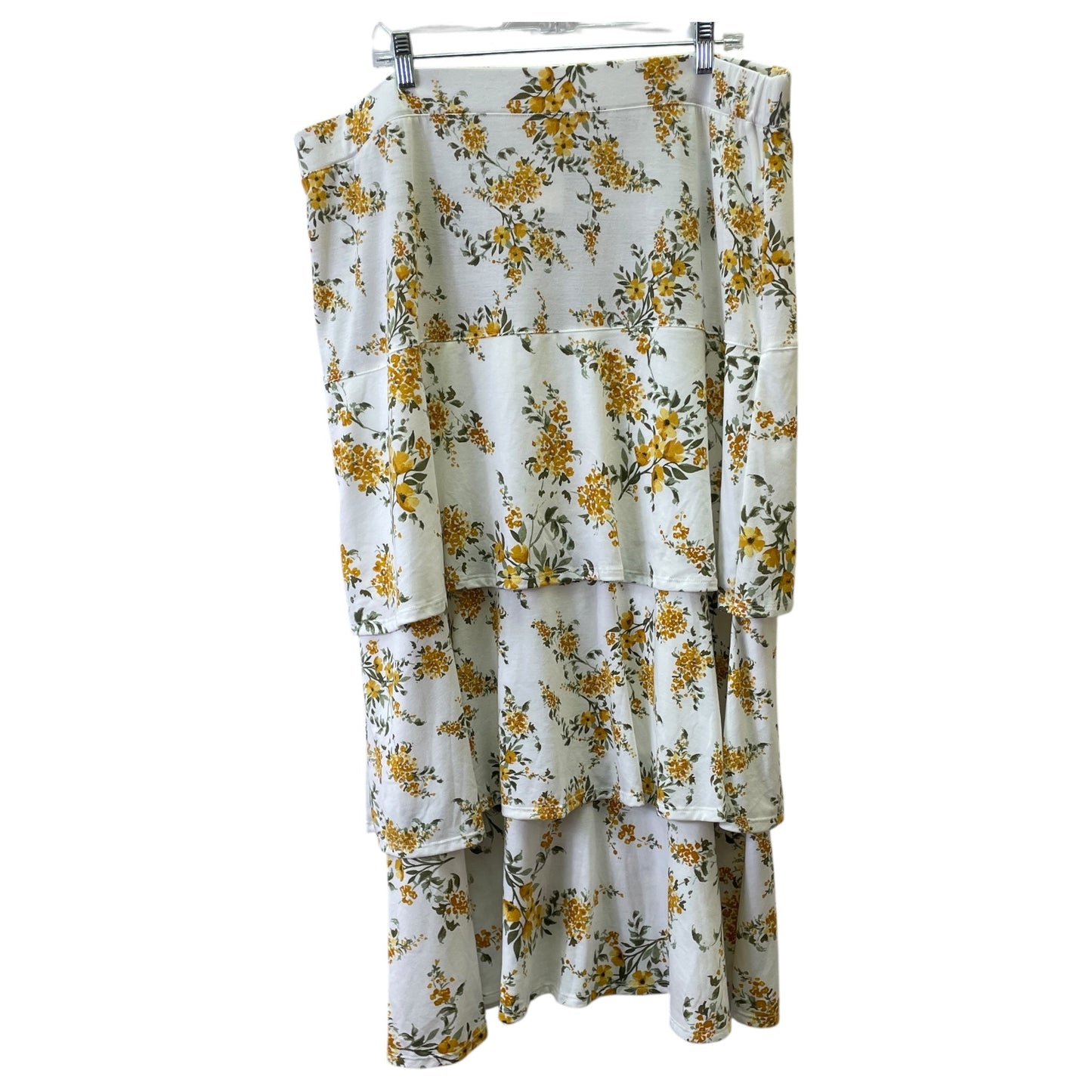 Skirt Maxi By EST.1946 In White, Size:Xl