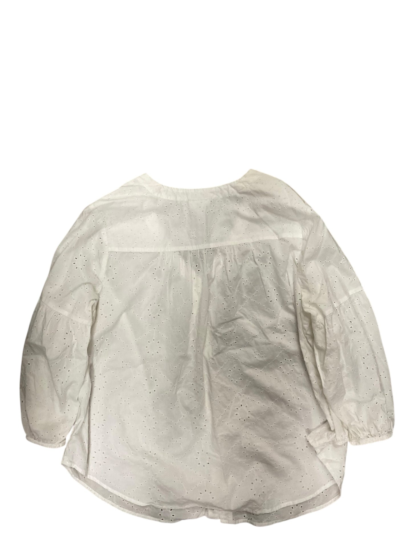 Top Ls By J. Jill In White, Size:Xl