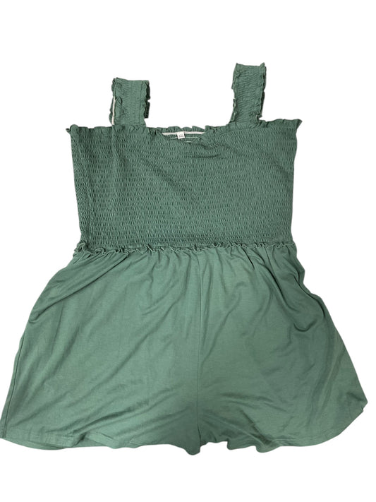 Romper By Clothes Mentor In Green, Size:2X