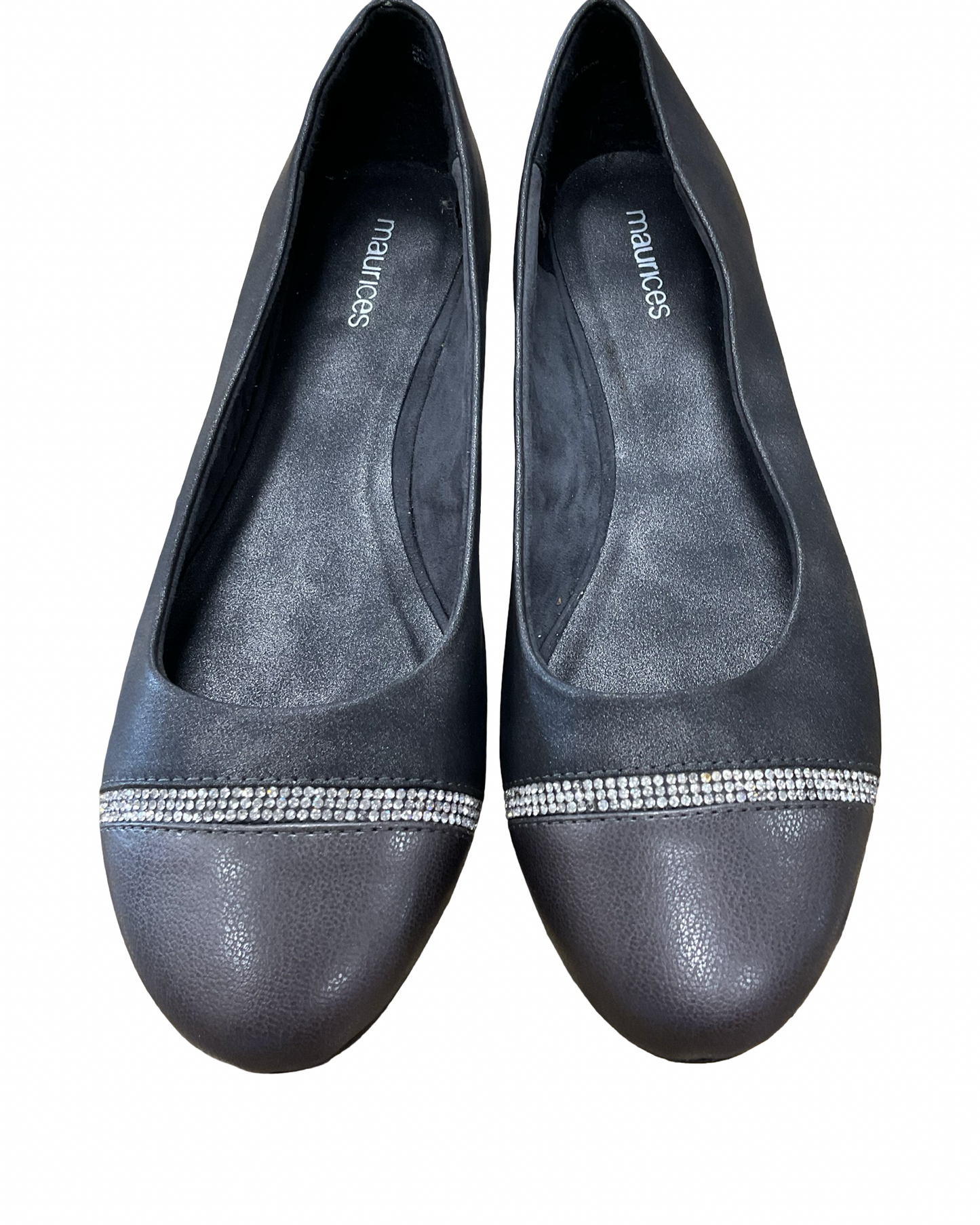 Shoes Flats By Maurices In Silver, Size:8.5