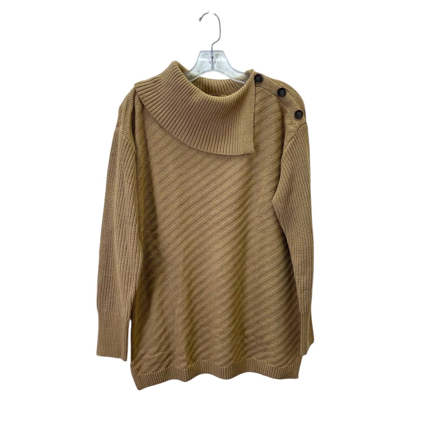 Sweater By Style And Company In Tan, Size:L