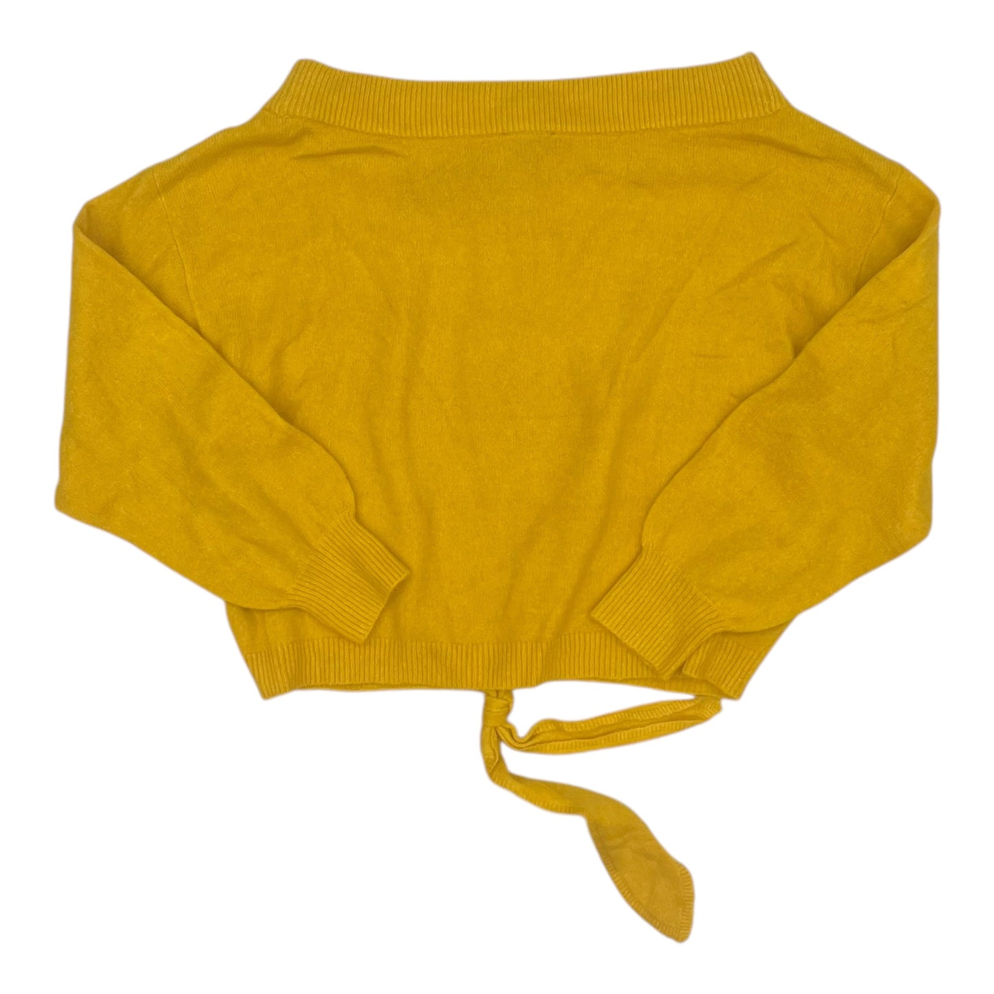 Sweater By Express In Yellow, Size:M