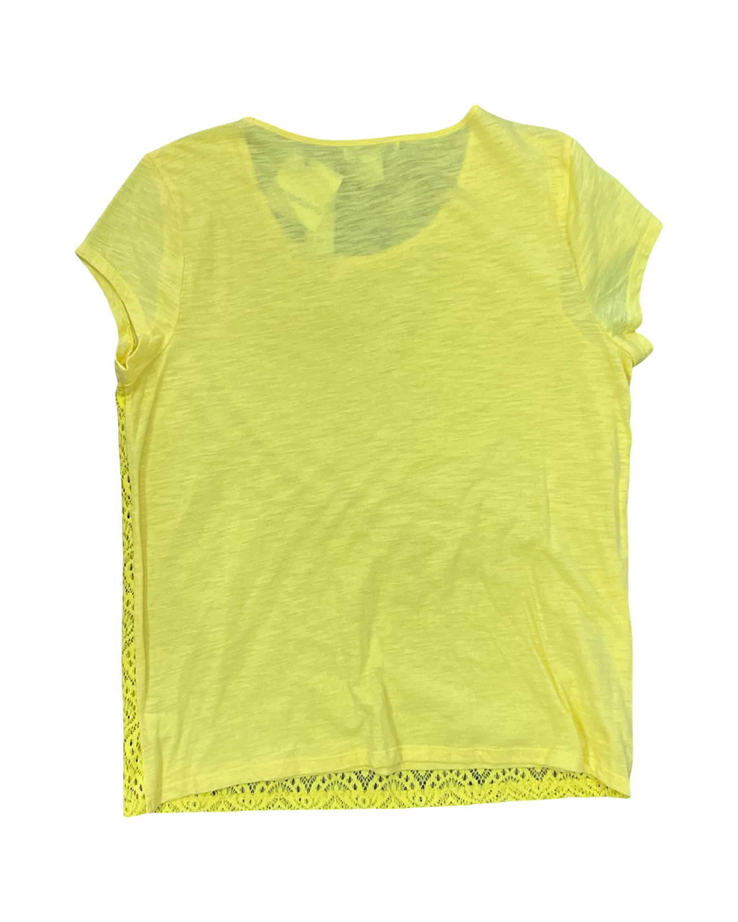 Top Ss By Liz Claiborne In Yellow, Size:Xl