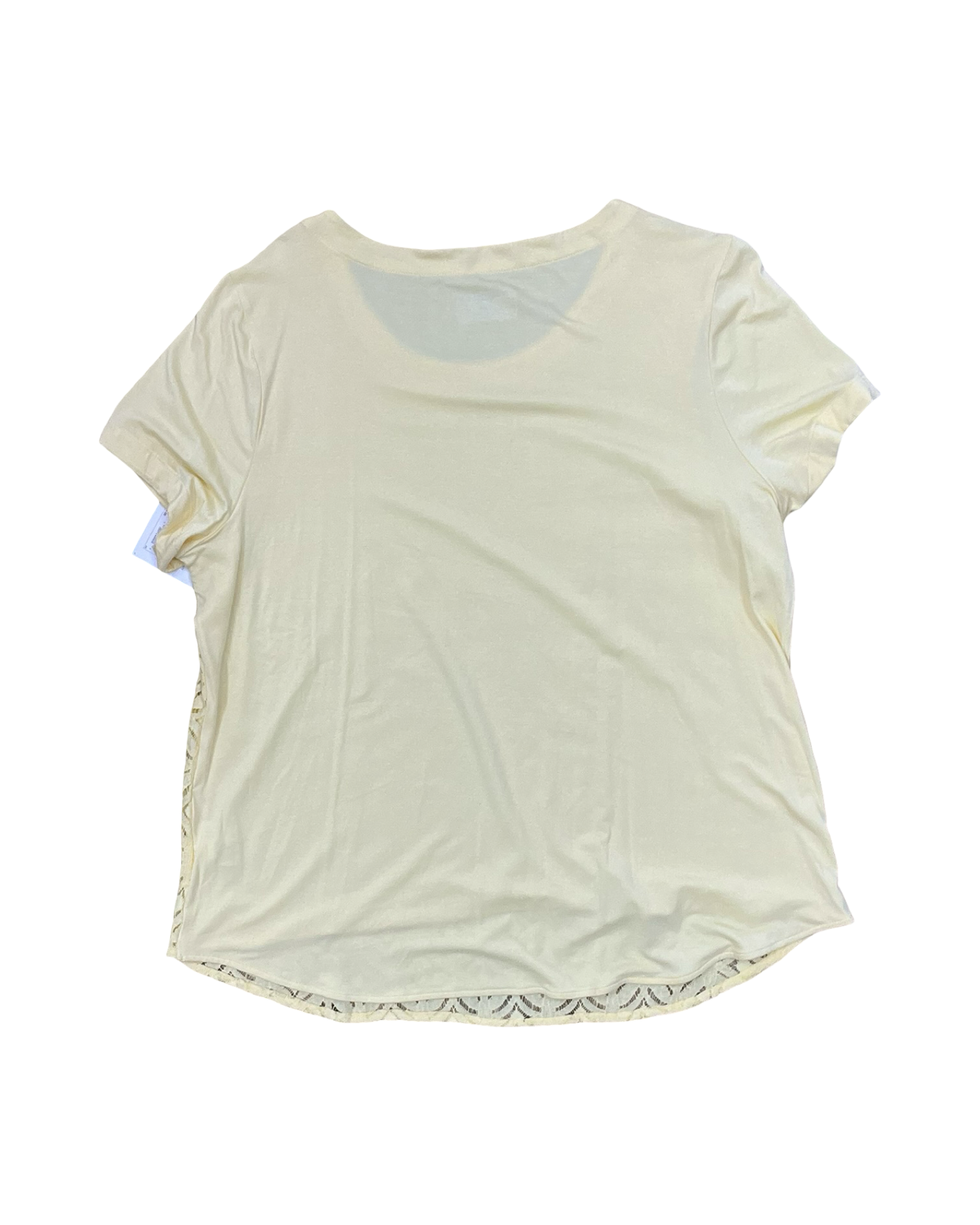 Top Ss By Croft And Barrow In Yellow, Size:1X