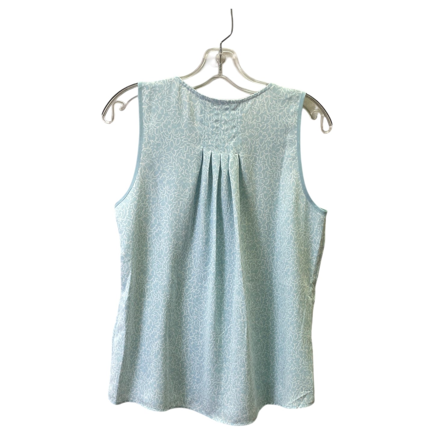 Top Sleeveless By 41 Hawthorn In Blue & White, Size:M