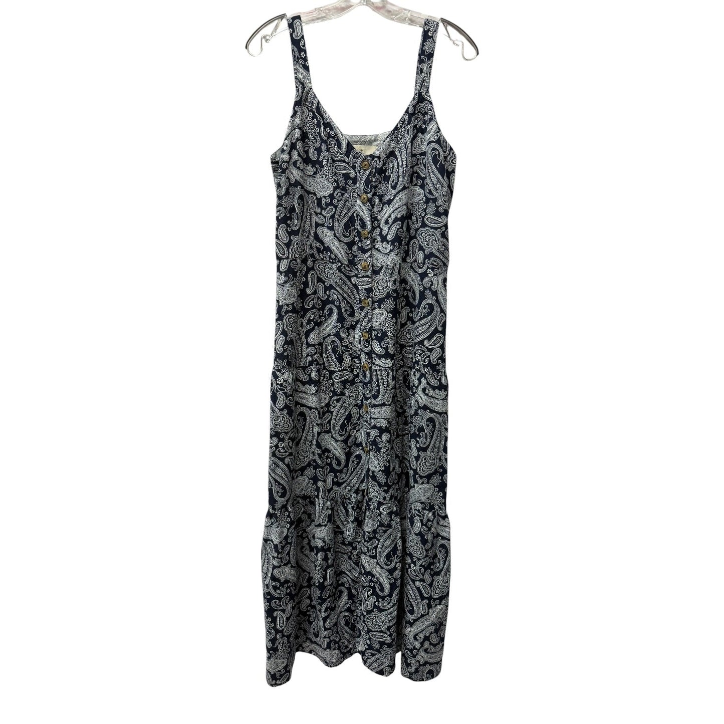 Dress Casual Maxi By Loft In Blue, Size:L
