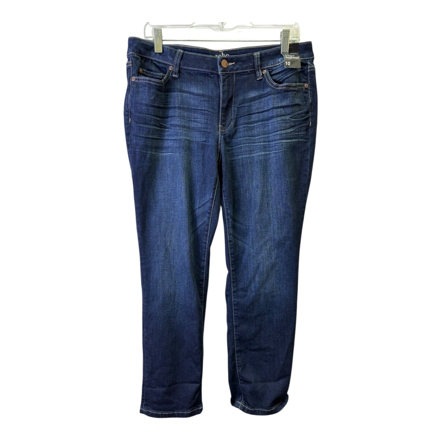 Jeans Boyfriend By New York And Co In Blue, Size:10