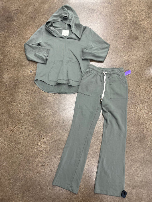 Lounge Set Pants By Clothes Mentor In Green, Size:S