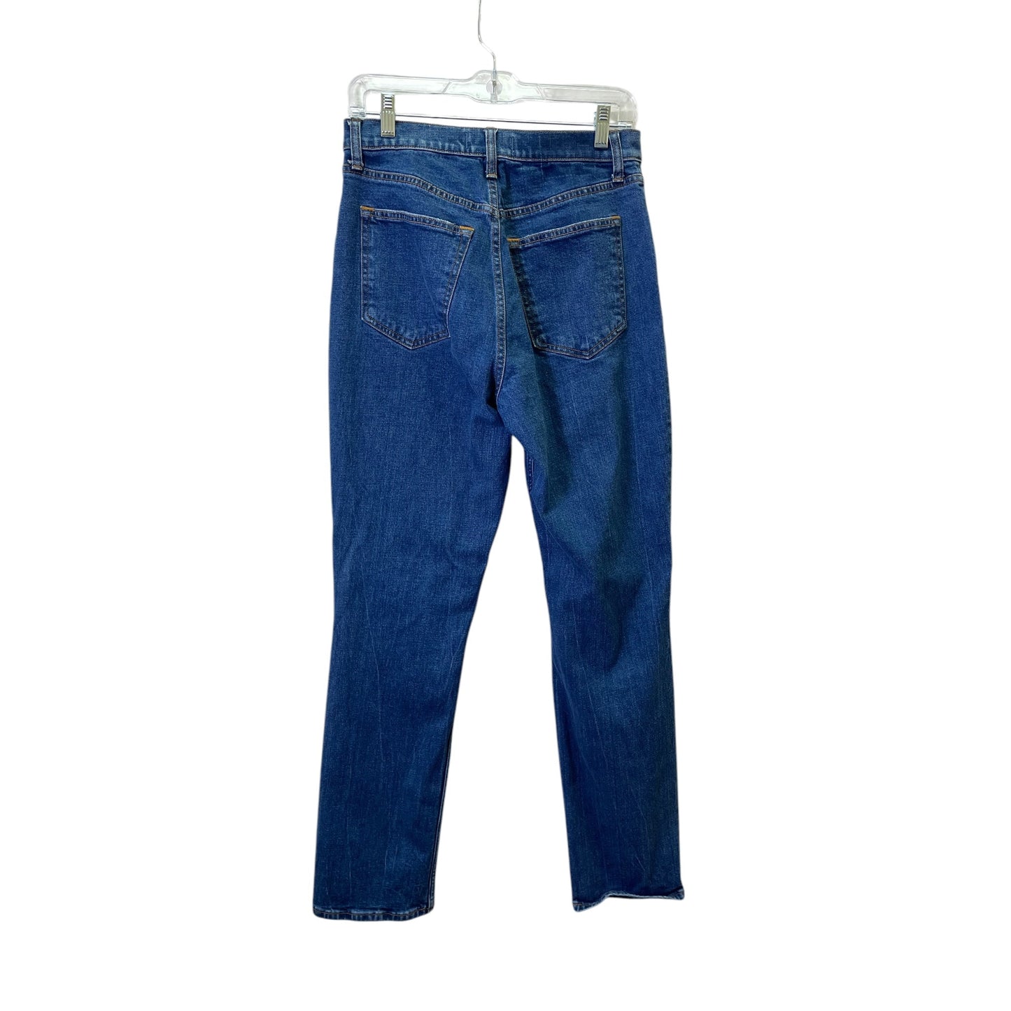 Jeans Straight By Abercrombie And Fitch In Blue Denim, Size:8