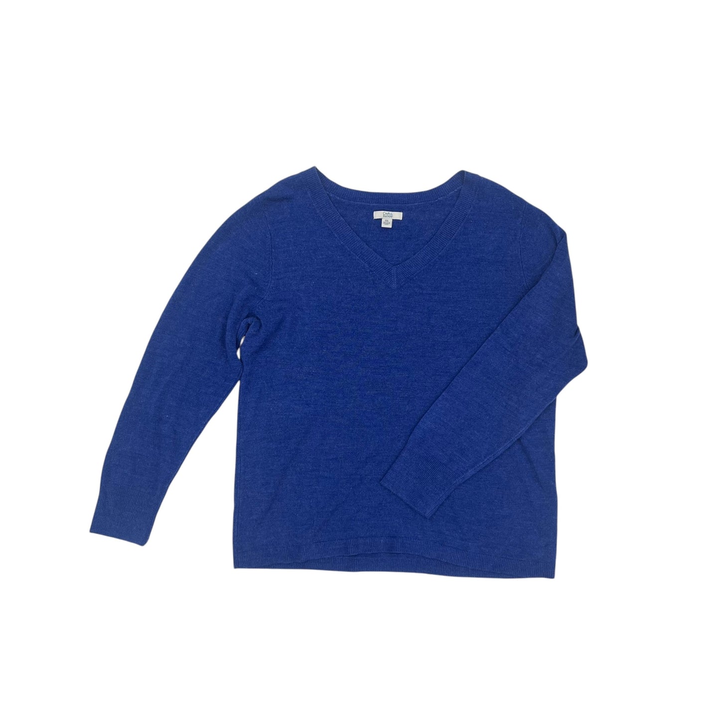 Sweater By Croft And Barrow In Blue, Size:Xxl