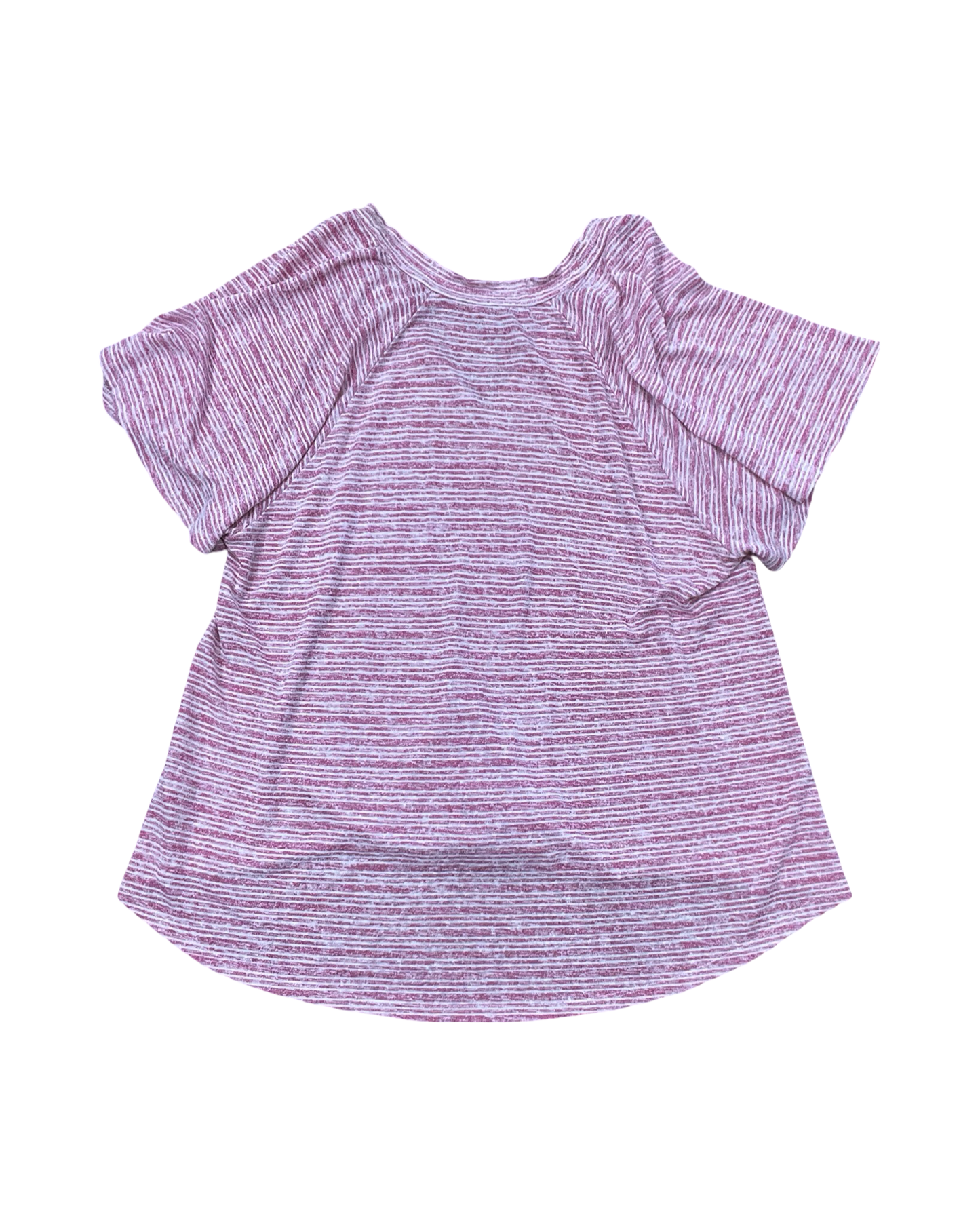 Top Ss By Bobeau In Pink, Size:3X