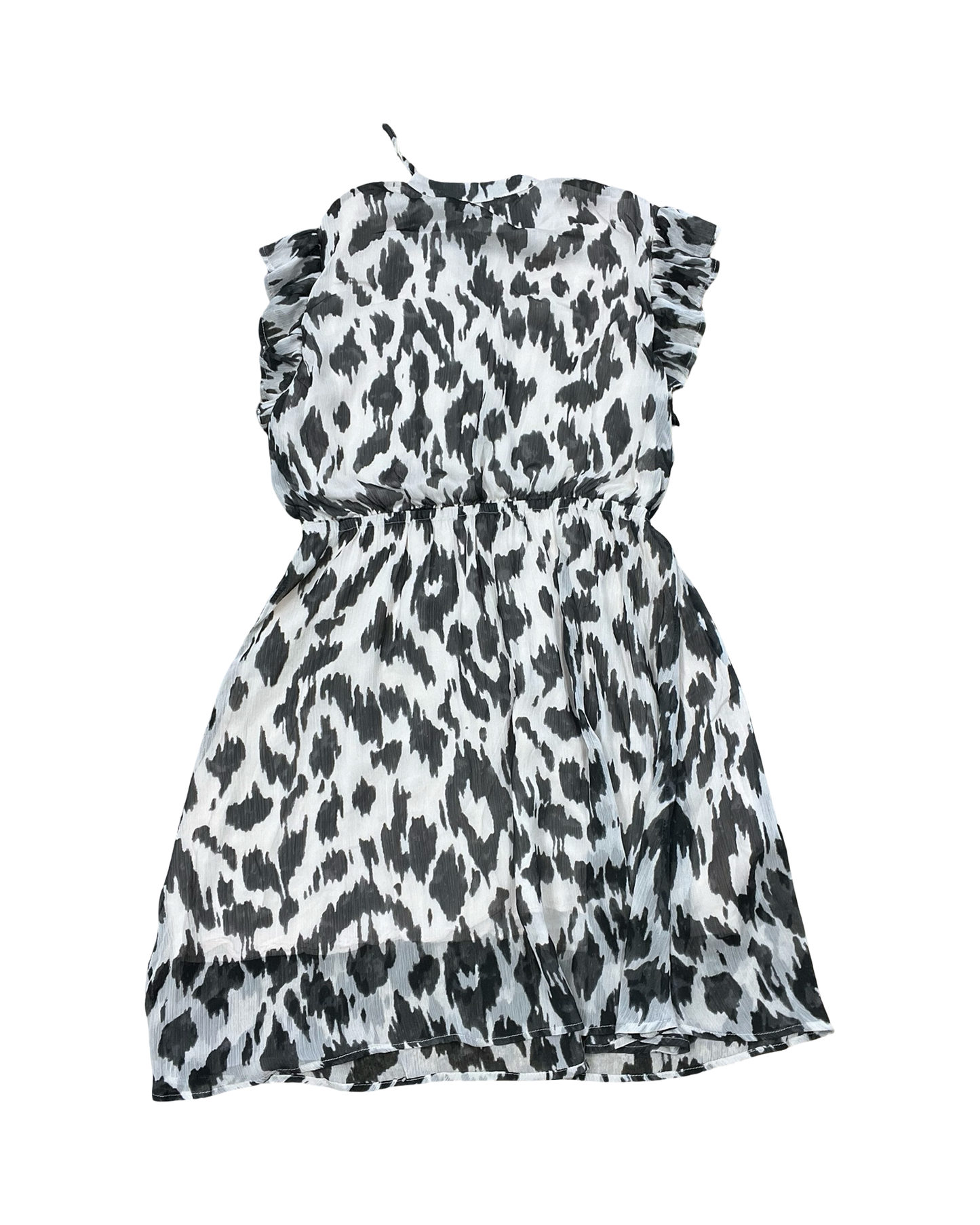 Dress Casual Short By Hayden La In Black & Cream, Size:L