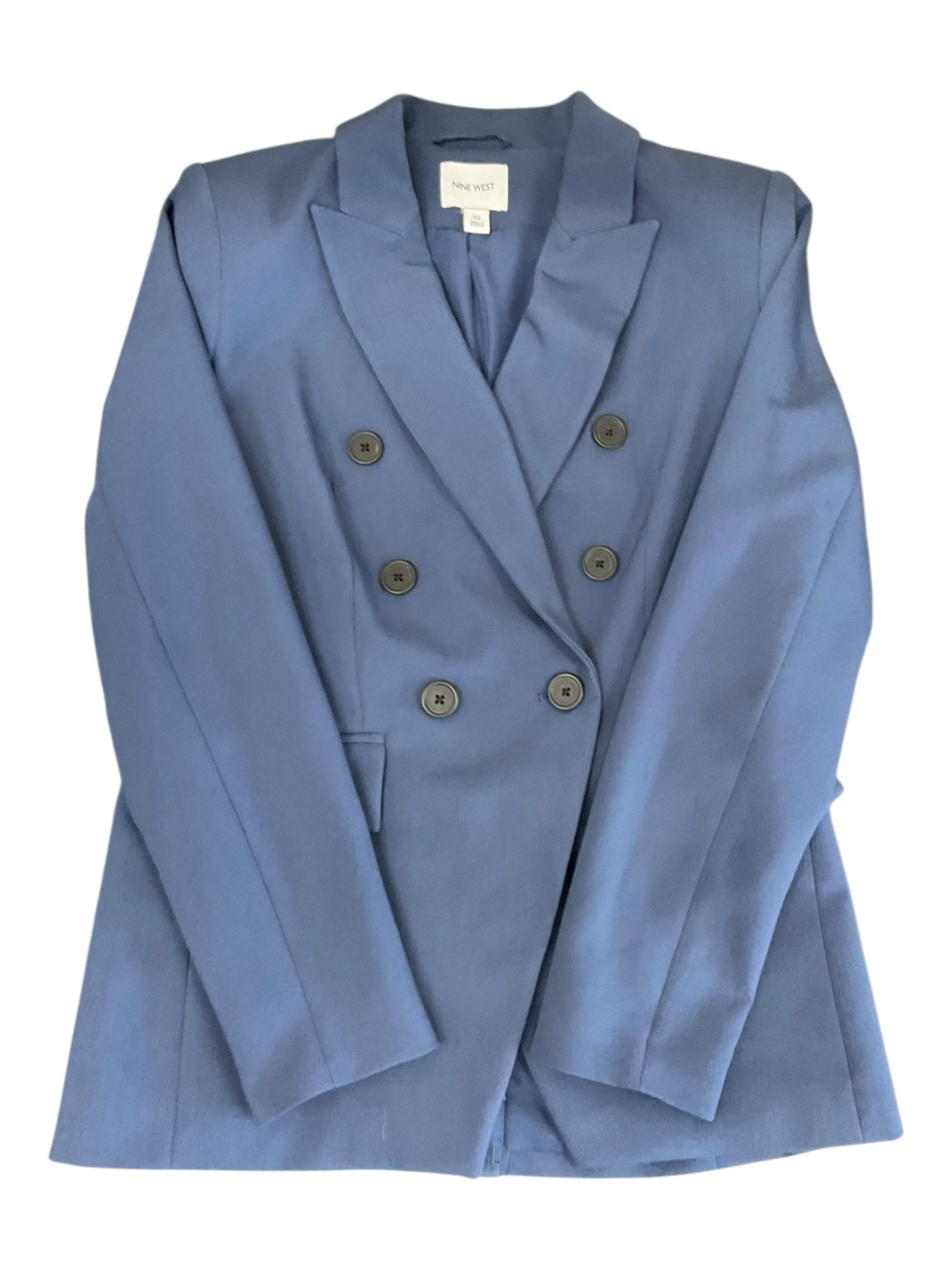 Blazer By Nine West In Blue, Size:Xs
