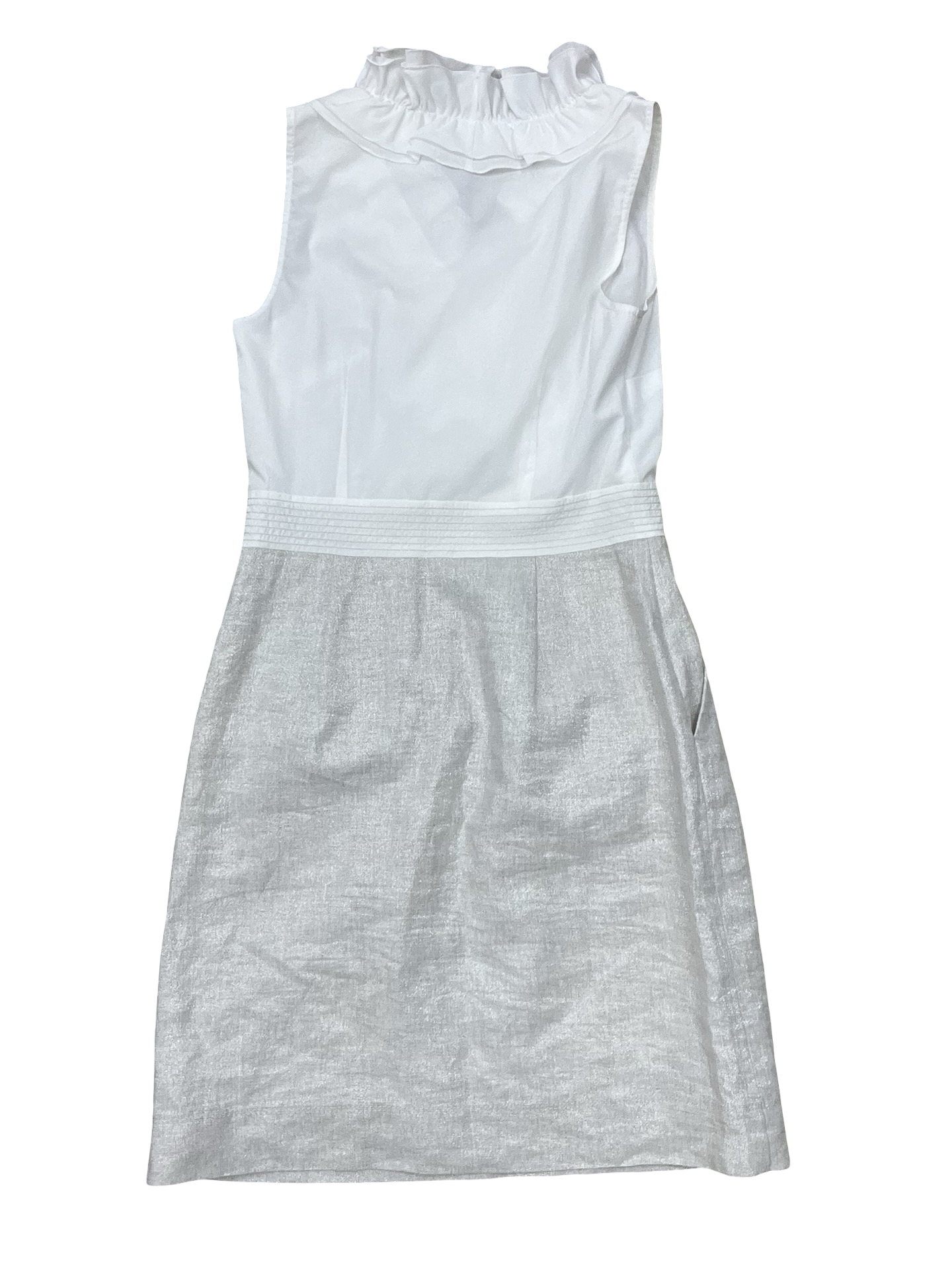 Dress Party Short By Loft In White, Size:4