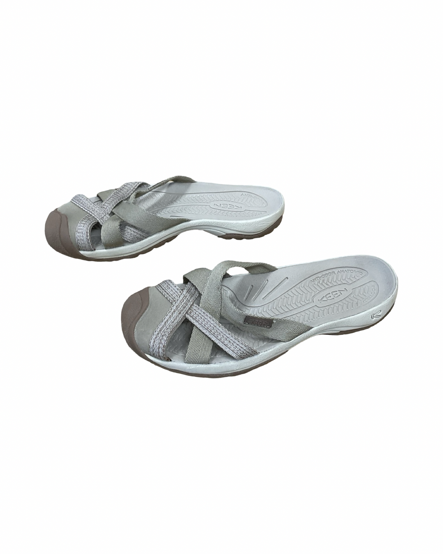 Sandals Flats By Keen In Tan, Size:8
