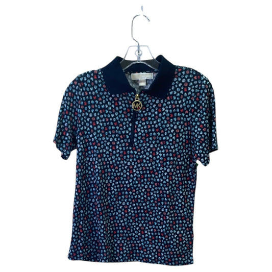 Top Ss By Michael By Michael Kors In Blue, Size:S