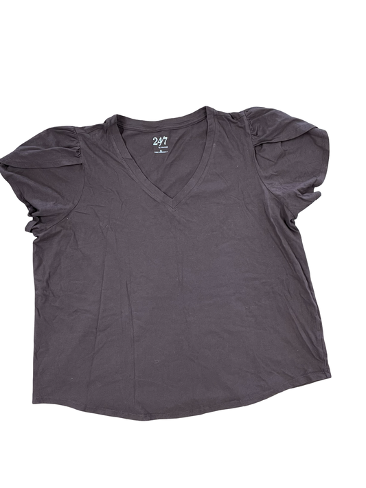 Top Ss By Maurices In Brown, Size:2X