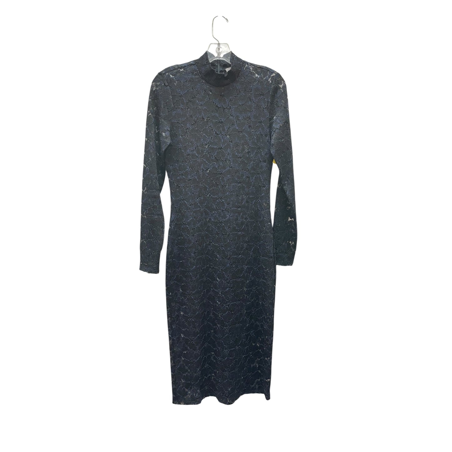 Dress Party Long By Chelsea 28 In Black & Blue, Size:M
