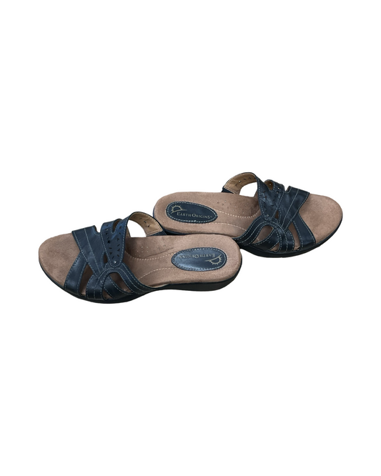 Sandals Flats By Earth Origins In Black, Size:8