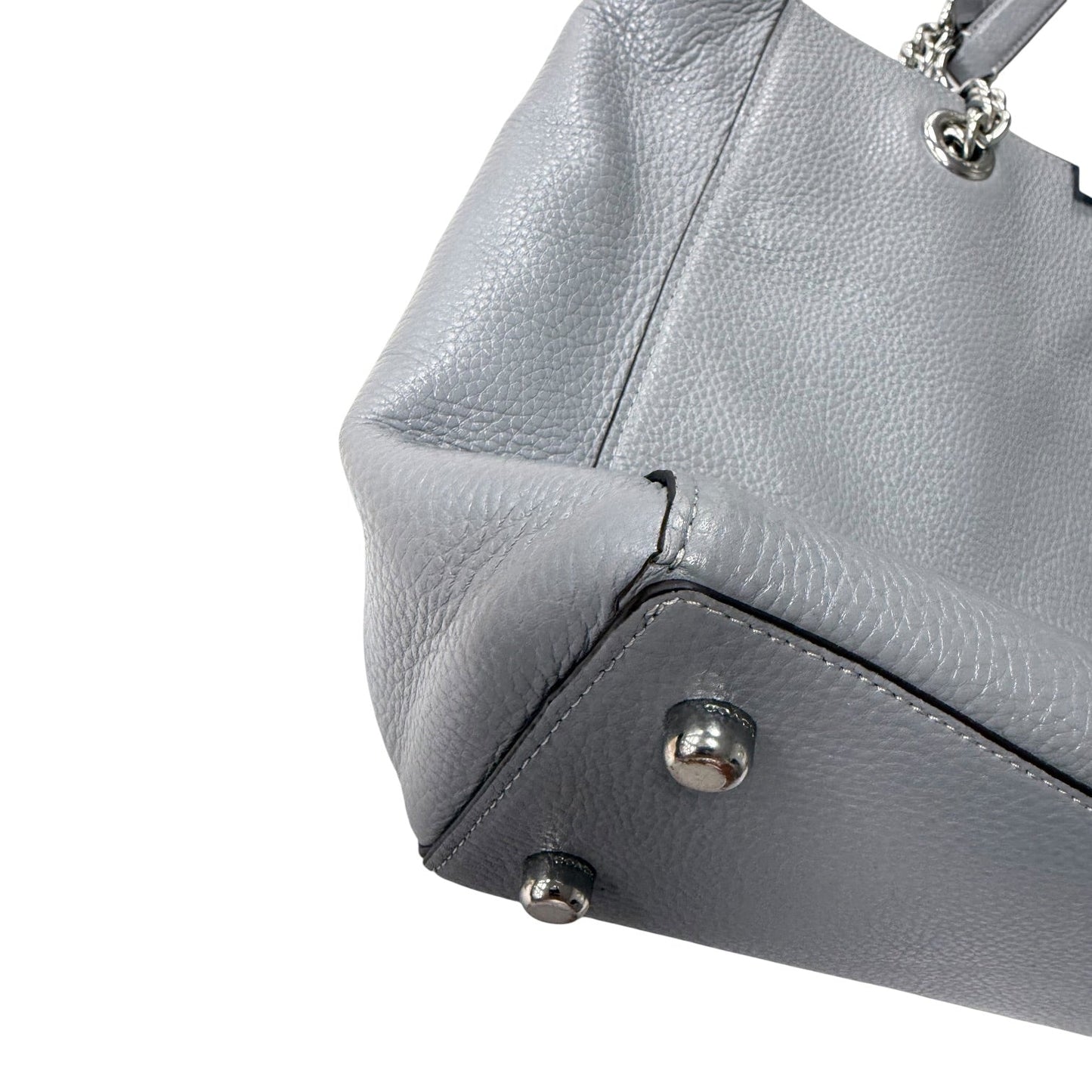 Handbag Designer By Coach In Grey, Size:Medium