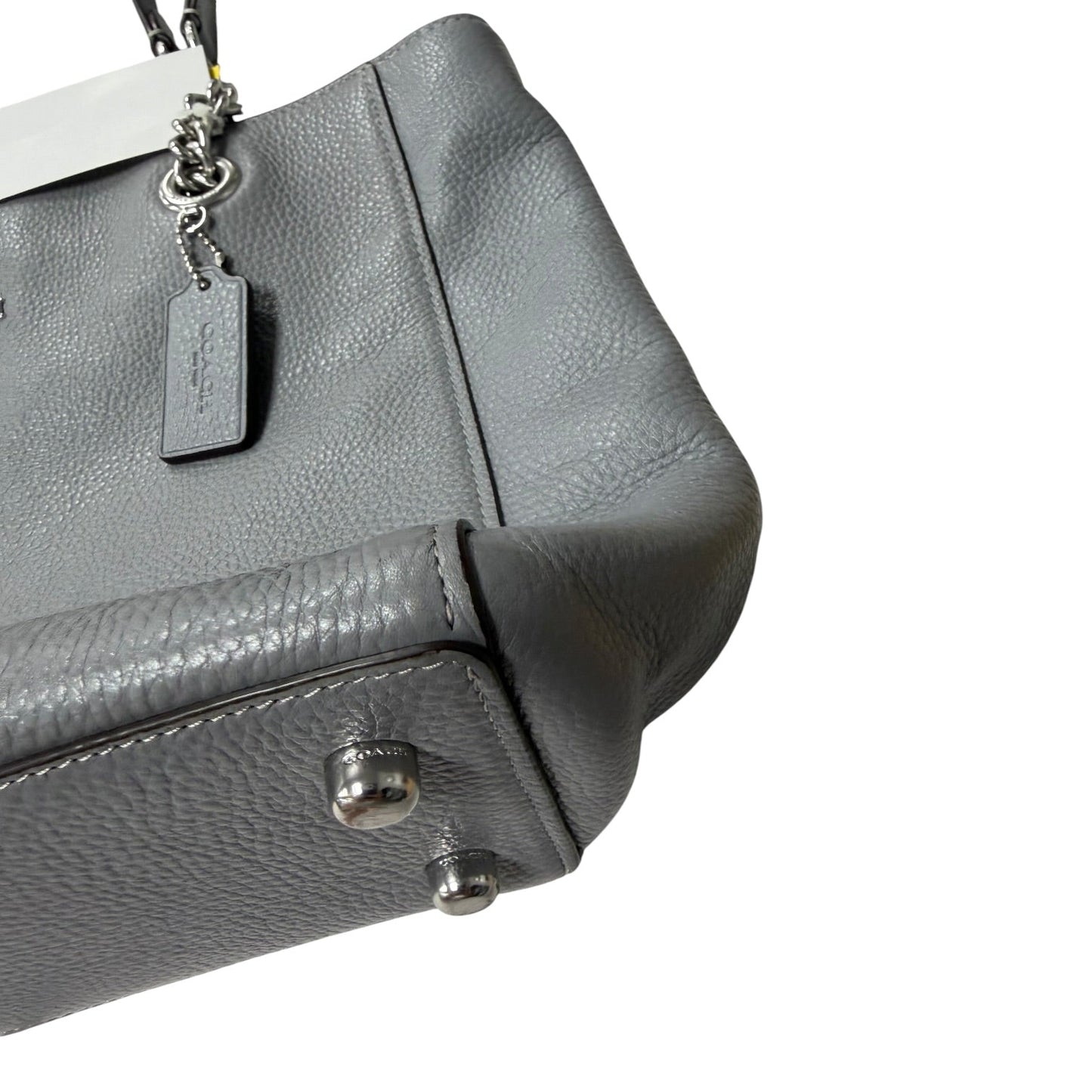 Handbag Designer By Coach In Grey, Size:Medium