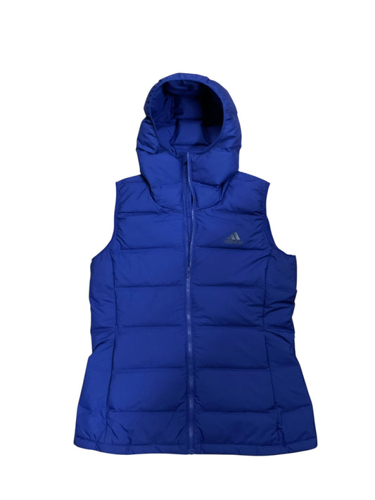 Vest Puffer & Quilted By Adidas In Blue, Size:M