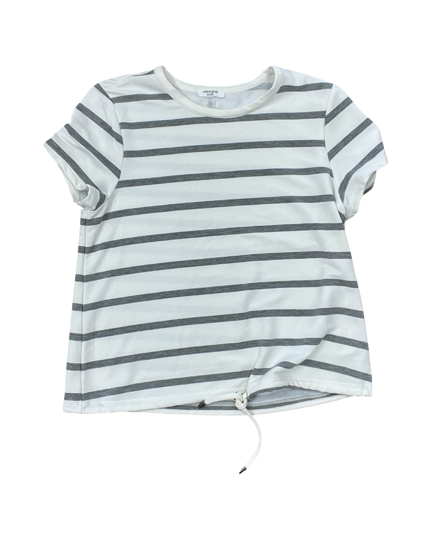 Top Ss By Cable And Gauge In Cream & Grey, Size:L