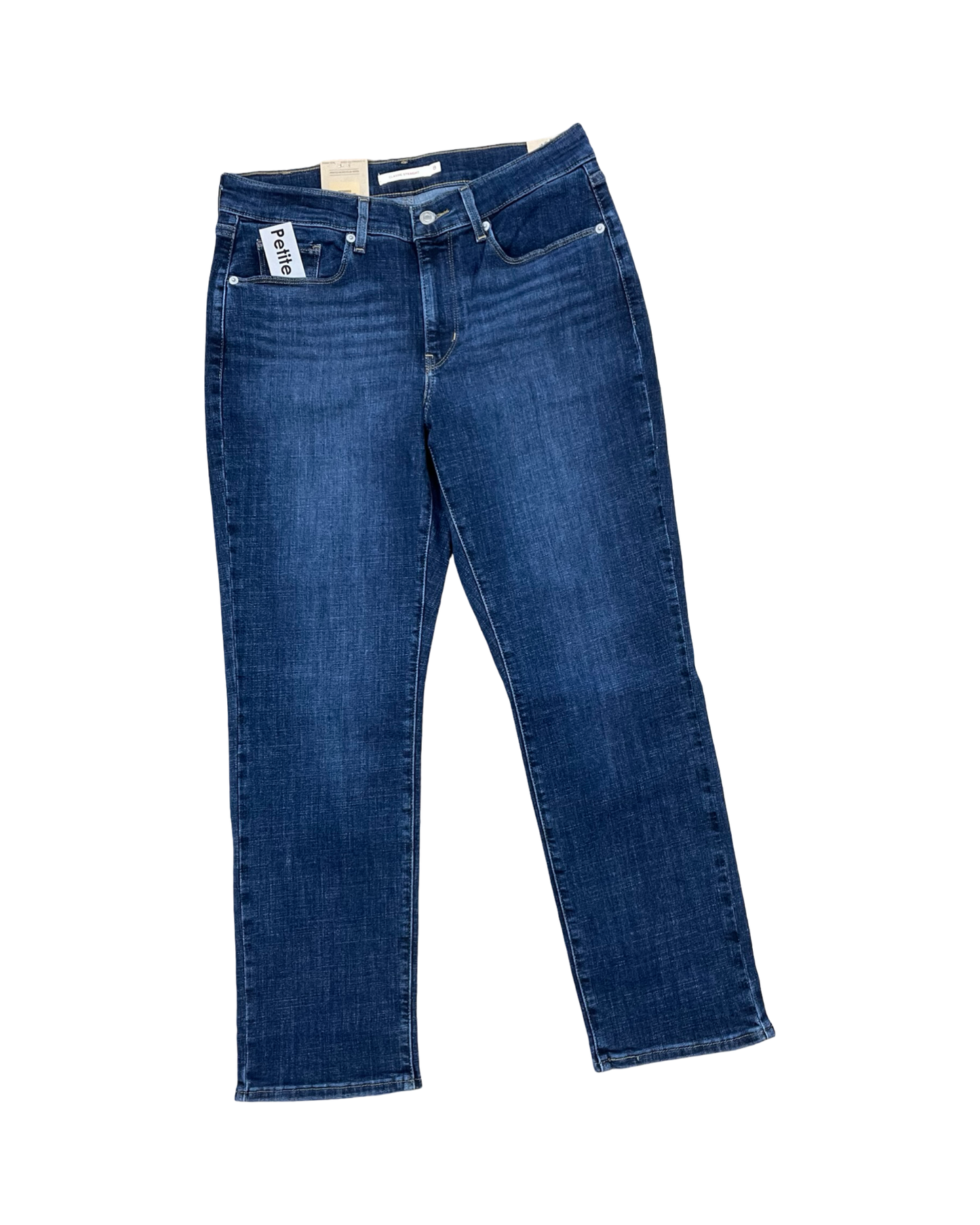 Jeans Straight By Levis In Blue Denim, Size:8P
