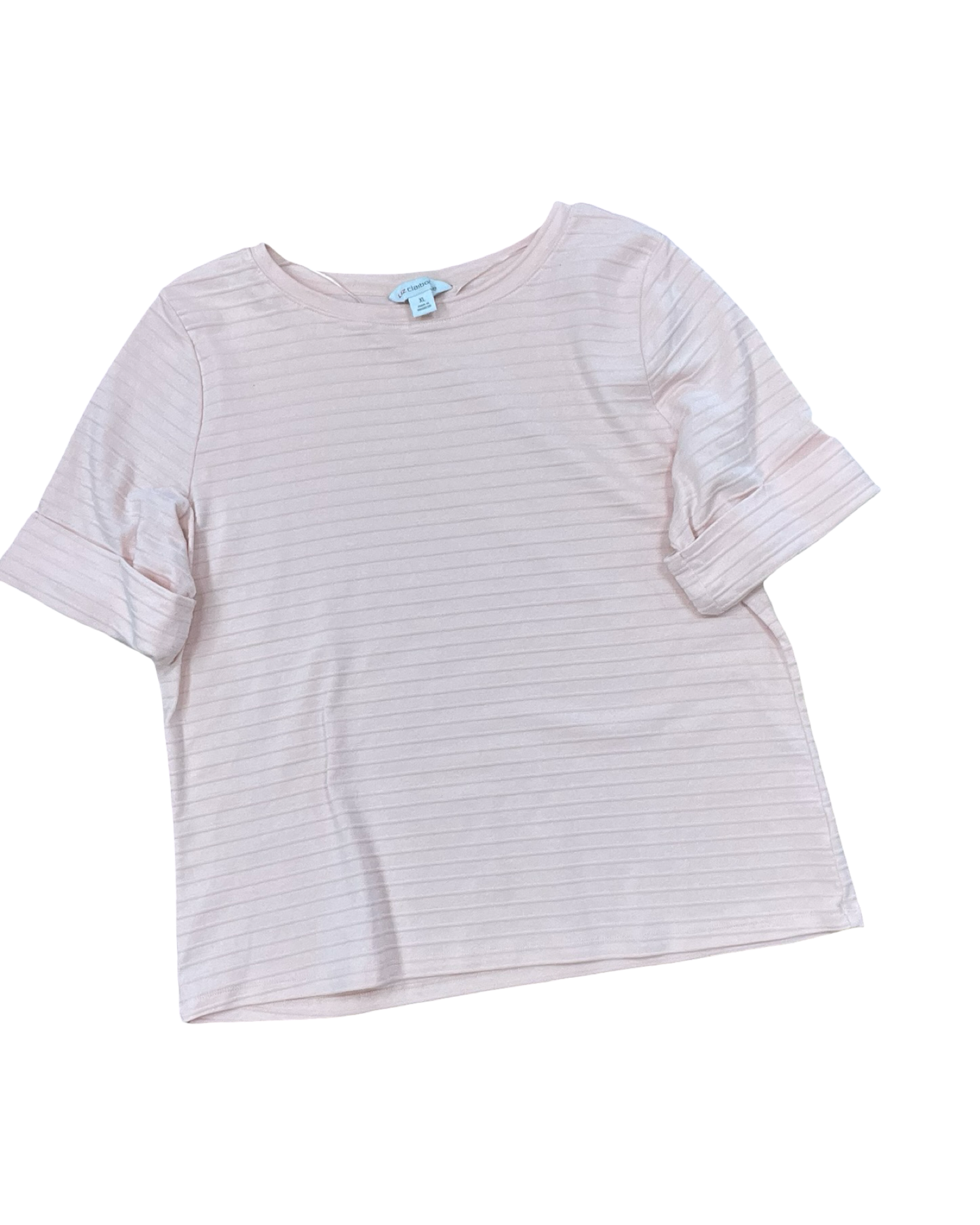 Top Ss By Liz Claiborne In Pink, Size:Xl