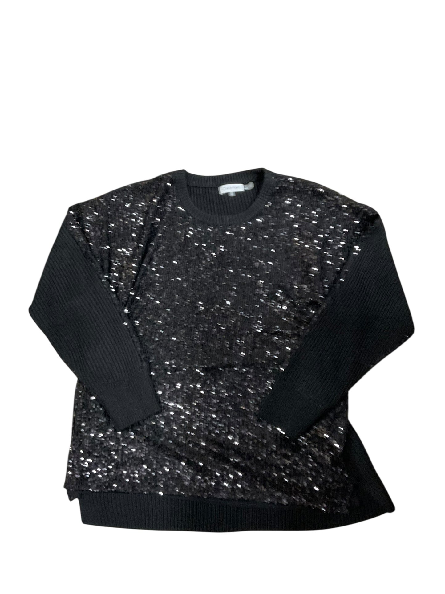 Sweater By Calvin Klein In Black, Size:Xl
