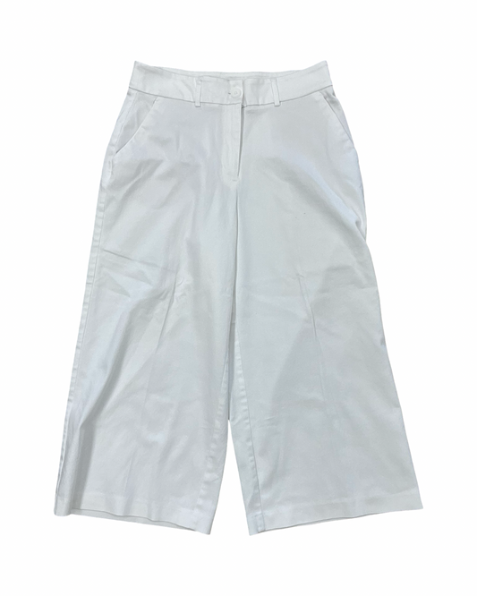 Pants Wide Leg By Simply Vera In White, Size:8