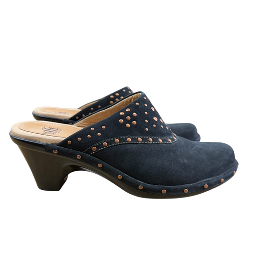 Shoes Heels Wedge By Sofft In Black, Size:7