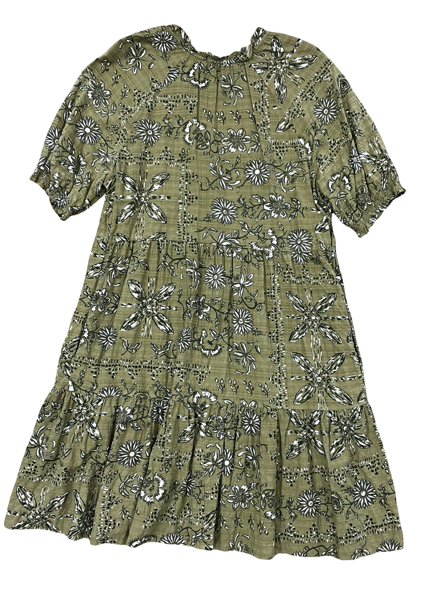 Dress Casual Midi By Sonoma In Green, Size:L