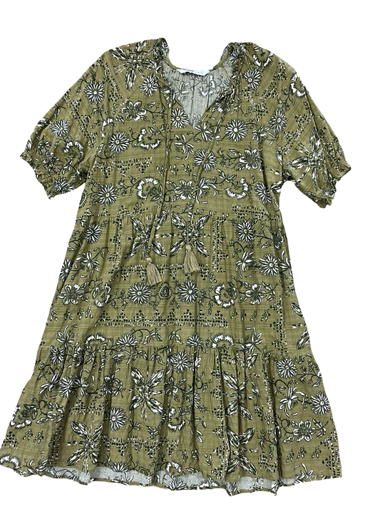 Dress Casual Midi By Sonoma In Green, Size:L