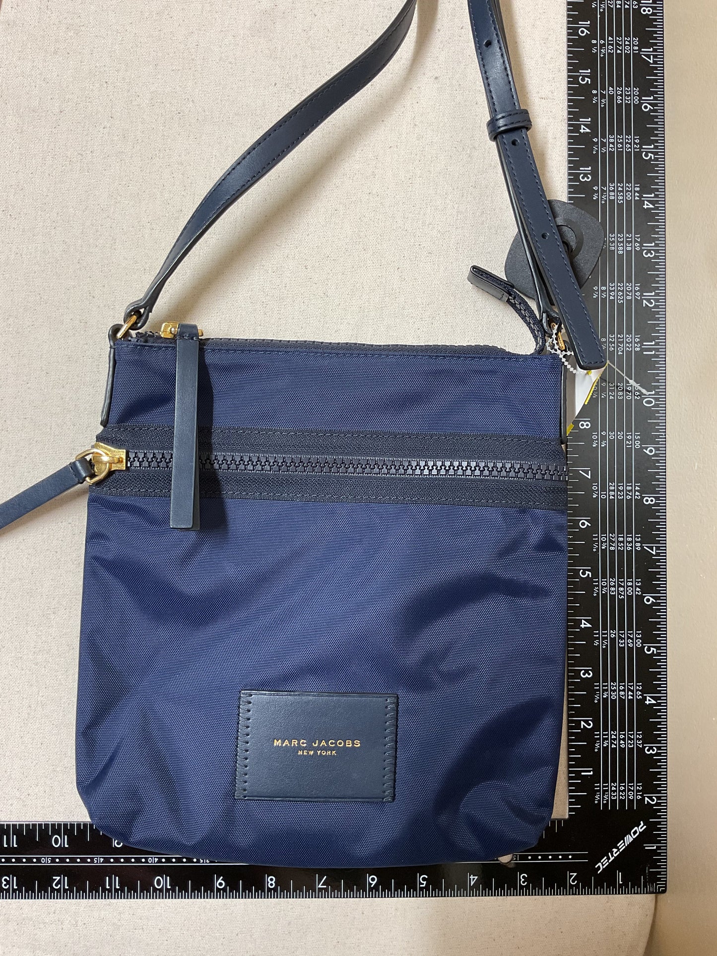 Crossbody Luxury Designer By Marc Jacobs In Navy, Size:Small
