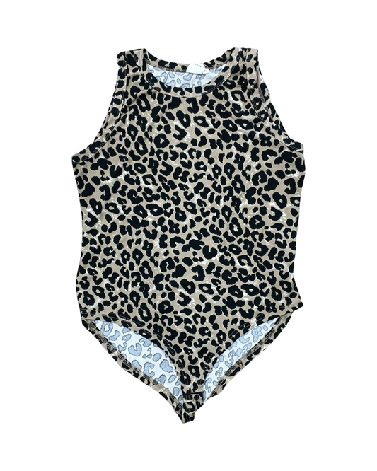 Bodysuit By Clothes Mentor In Animal Print, Size:Xl