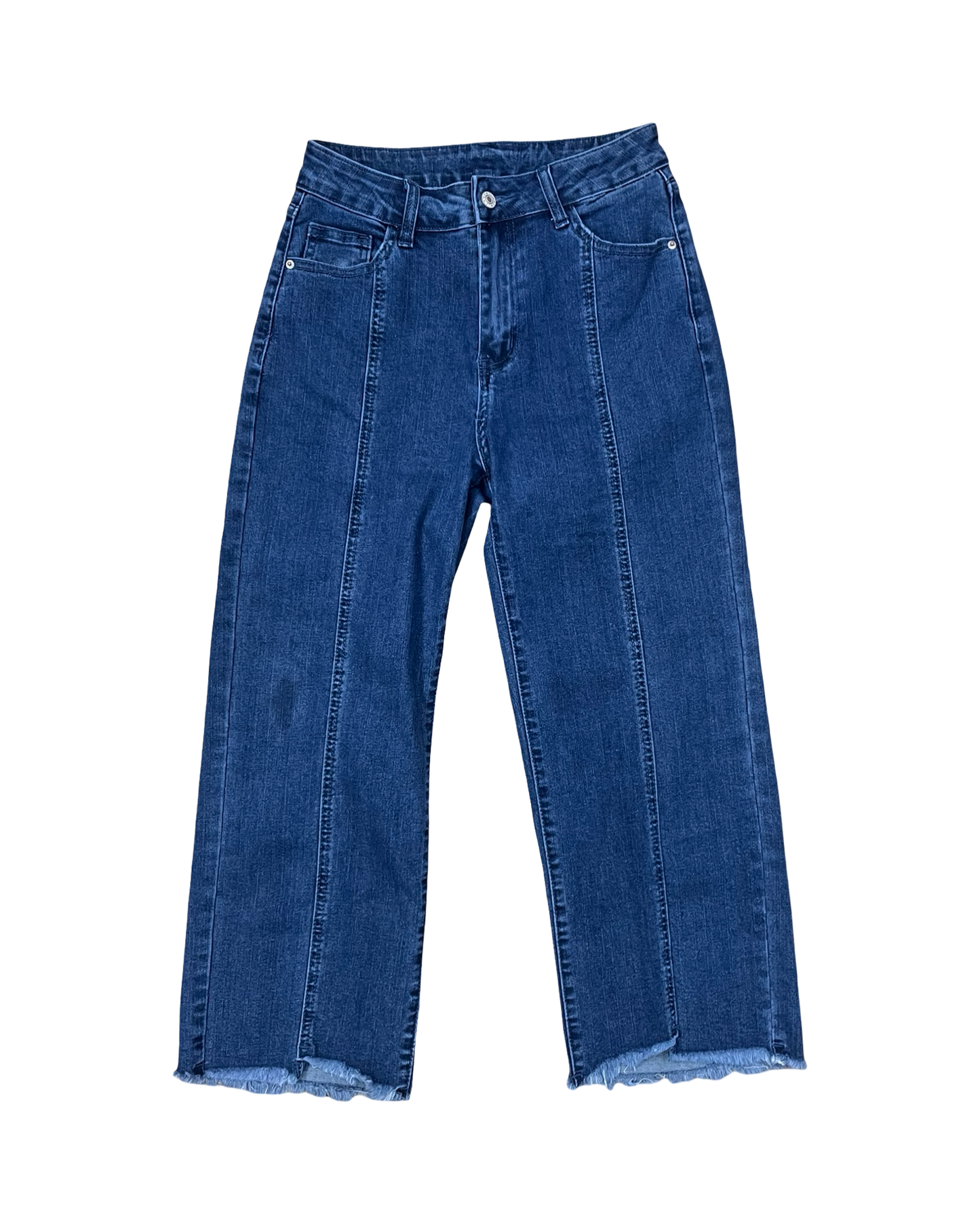 Jeans Cropped By Clothes Mentor In Blue Denim, Size:6