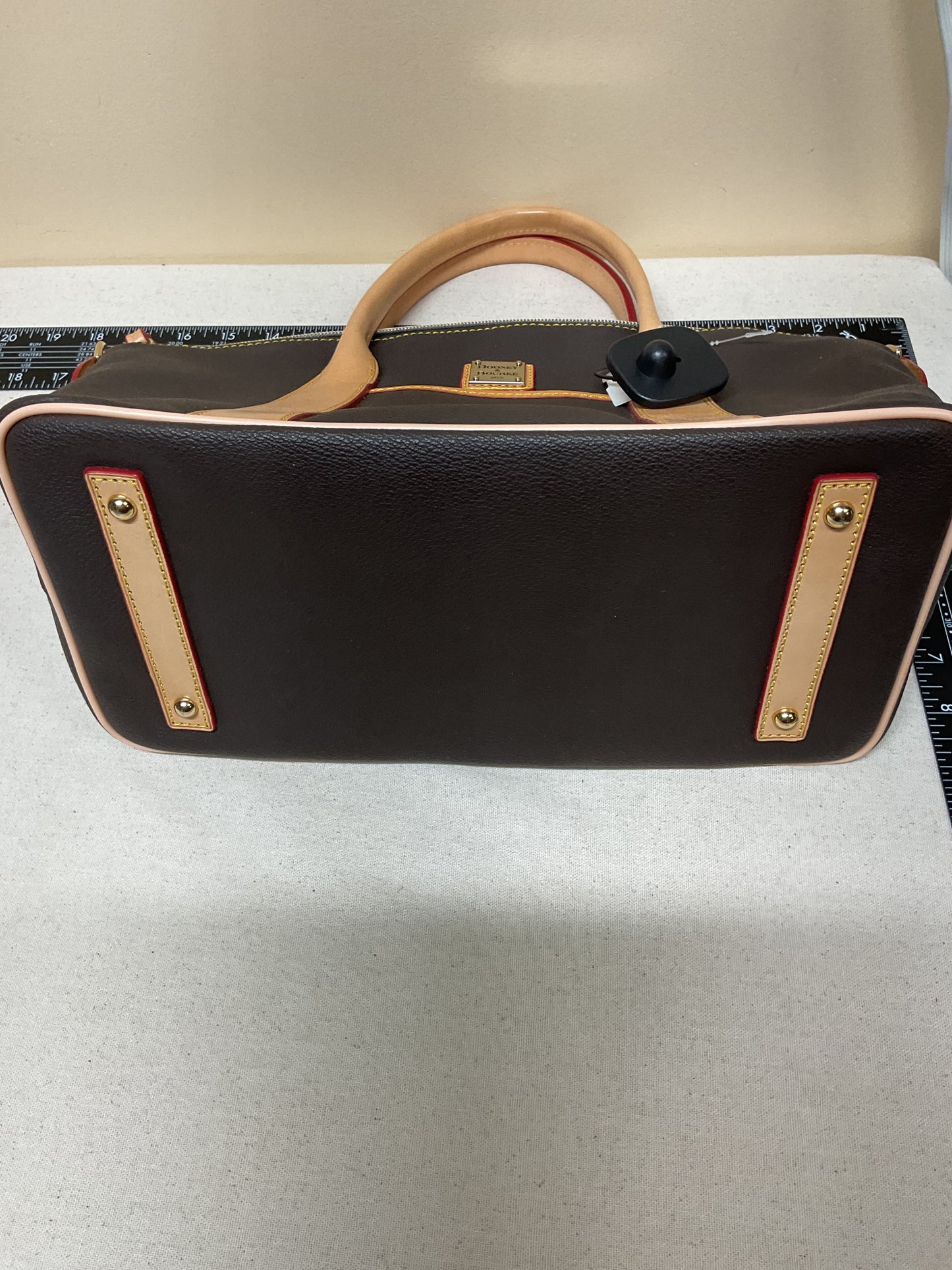 Handbag Designer By Dooney And Bourke In Brown, Size:Medium