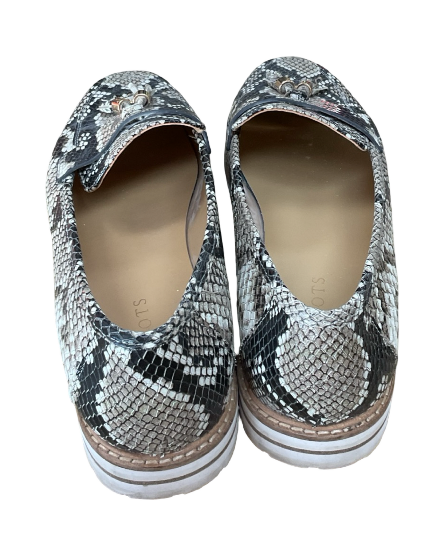 Shoes Flats By Talbots In Animal Print, Size:9.5